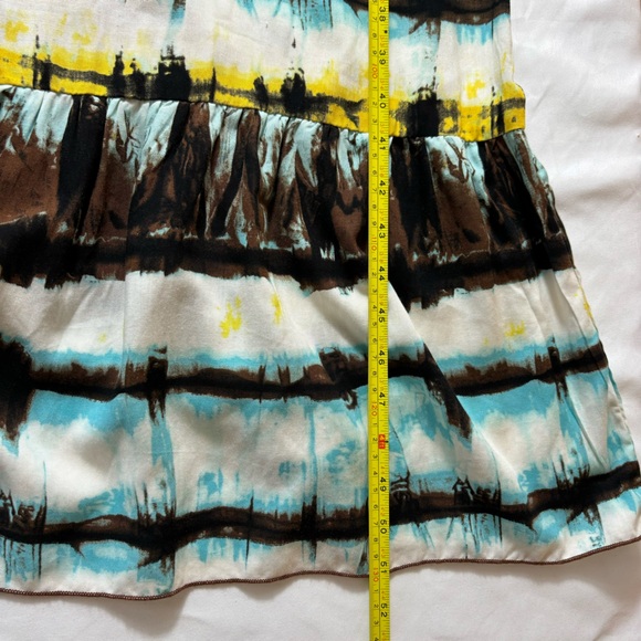 Speechless Strapless Maxi Dress Tie-Dye Relaxed Ruffle Hem Multicolor Size Small - Picture 13 of 15